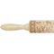 Loskii JM01688 Wooden Christmas Embossed Rolling Pin Dough Stick Baking Pastry Tool New Year Christmas Decoration