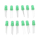 10pcs DIY Green LED Round Flash Electronic Production Kit Component Soldering Training Practice Board