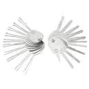 20PSC Foldable Car Lock Opener Double Sided Locksmith Tools Set Stainless Steel