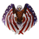 90x80mm Car Eagle USA United States Flag Vinyl Auto Window Bumper Sticker Decal