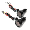 Motorcycle LED Turn Lights Indicator Amber Black High/Low Beam