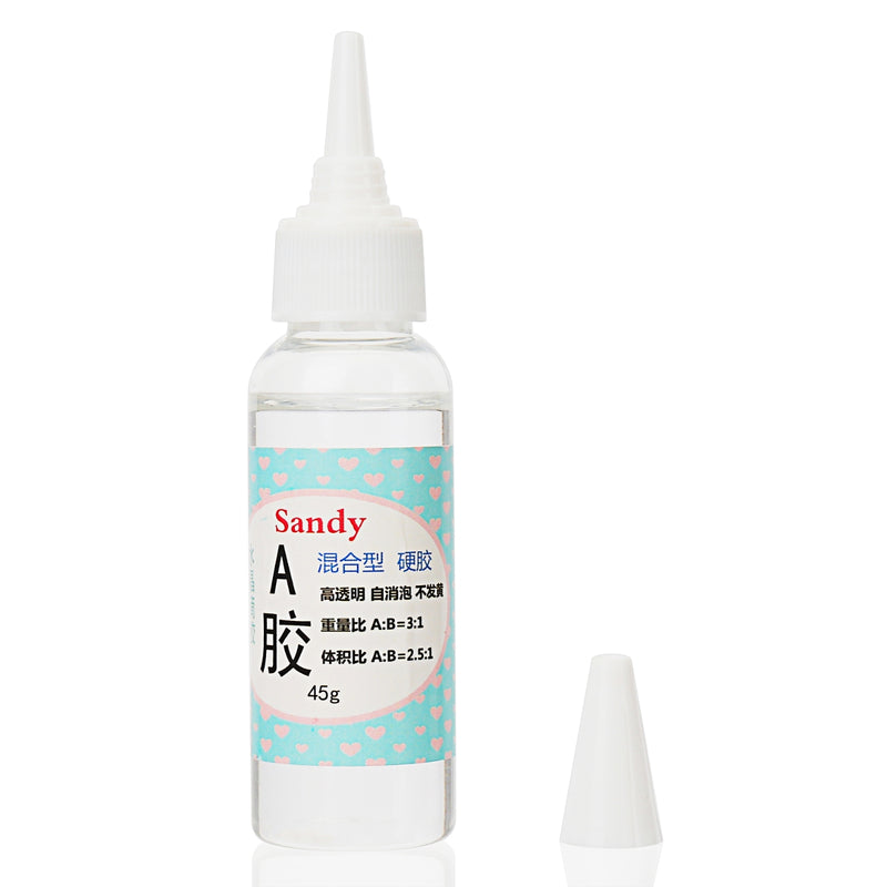 A+B 45g+15g Ultra-clear Crystal Epoxy AB Gemstone DIY Jewlery Epoxy Mold Material