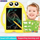 8.5 Inch Cartoon Writing Pad Tablet LCD Kid Drawing Board Yellow