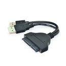 ITHOO 2 * USB3.0 to SATA Data Cable 2.5" Hard Drive Converter Cable Support UASP for the SATA Hard Disk