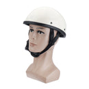 M/L/XL DOT Motorcycle German Style Half Face Helmet Motocross Bike Ivory White
