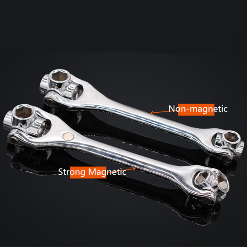 Multi-function 8-in-1 Multi-socket Wrench Universal Dog Bone 8-in-1 Multi-head Rotary Universal Hexagonal Tool