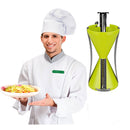 Vegetable Spiral Slicer Peeler Redesigned Handle With 4 Blade Veggie Julienne Slicer Cutter
