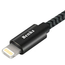 Benks M07 2.4A Braided Lightning for Fast Charging Data Cable For iPhone X 8 Plus 7 6 5s