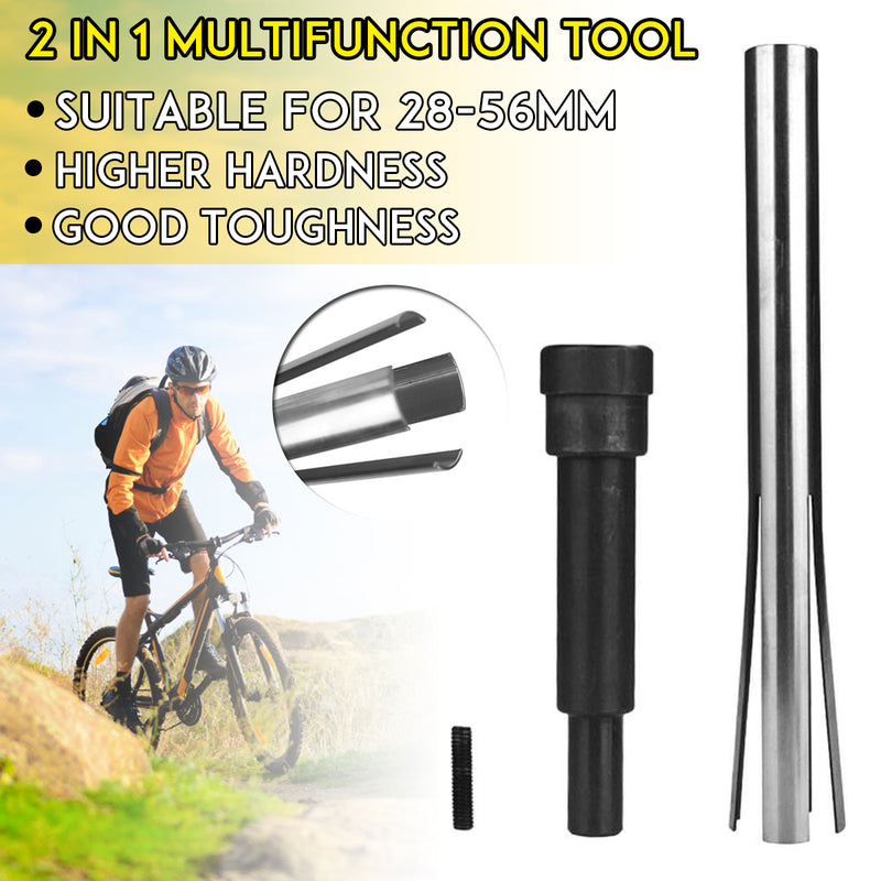 Steel Bicycle Bike Flywheel Removal Tools Headset Disassembly Installation Repairment Headtube Bearing topes Tool