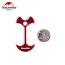 Naturheike 4pcs Wind Rope Buckle Herringbone Tent Pegs Camping Hiking Travel Kits Deck Floor Nail