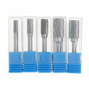 5pcs 6-14mm Tungsten Carbide Rotary Burr Die Grinder Drill Bits Set for Woodworking