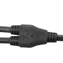 2Pcs 30A 40cm Y-Type AWG12 MC4 Solar Panel Cable Connector Wire Branch IP67 4mm