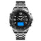 SKMEI 1504 Multifunctional Luminous EL Light Calendar 3ATM Business Men Watch Dual Display Digital Watch