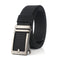 TUSHI 120cm Punch Free Black/Silver Buckle Tactical Belt Quick Release Nylon Waist Belts Casual Belt