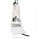 Honana Brief Style Aprons Unisex Men Women Kitchen Aprons Printed Fashion Commercial Restaurant Home