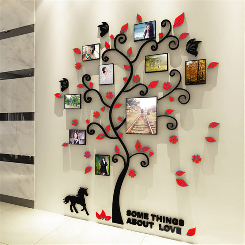 3D Photo Frame Family Tree Wall Sticker Living Room Bedroom Decor