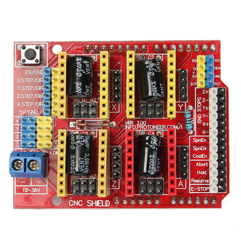 CNC Shield + 4 X DRV8825 Driver Kit For  3D Printer