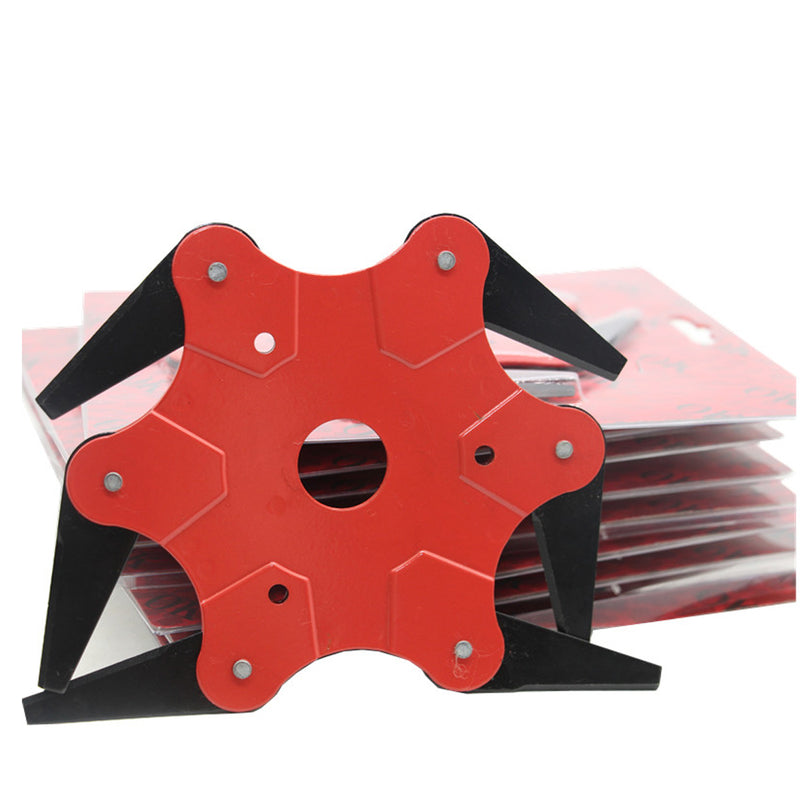 Upgrade Outdoor Trimmer Head 6 Steel Blades Razors 65Mn Lawn Mower Grass Weed Cutter