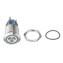 19mm 12V 5 Pin Latching Switch Self Lock Push Button Panel On-off Switch