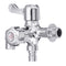Wall Mount Single Cold Washing Machine Faucet 1/2'' Double Spouts 2 Handles Water Tap Garden Faucet Bathroom Bibcock Tap