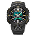 OHSEN AD1702 Dual Display LED 50M Waterproof Men Quartz Digital Watch