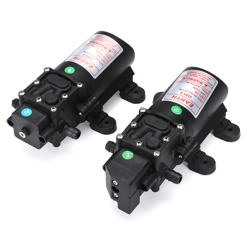 DC12V Micro Diaphragm Pump 100PSI Intelligent Water Pump 4L Reflux Diaphragm Pump