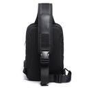 Tangcool TC77106 USB Crossbody Bag Oxford Cloth 9.7inch Laptop Bag Travel Shoulder Bag