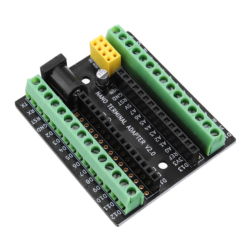 3pcs Nano V3.0 Terminal Adapter AVR ATMEGA328P with NRF2401+ Expansion Interface DC Power Board for