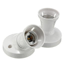 E27 Plastic Cap Socket Light Bulb Lamp Holder Base Fitting Adapter AC110-250V
