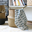 Garden Flower Pot Seagrass Belly Basket Storage Plant Pot Foldable Seeding Nursery Decoration Bag