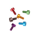 Suleve M3AH10 10Pcs M36mm Hex Socket Screw M3 Cap Head Bolt 7075 Aluminum Alloy Multicolor