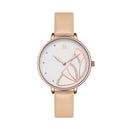 SHENGKE SK K0118 Fashion Butterfly Pattern Casual Ladies Dress Watch Women Quartz Watch