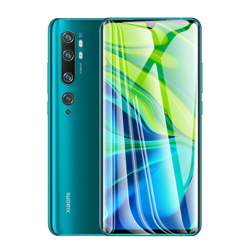 Bakeey UV Liquid Full Glue Cover Anti-Explosion Soft Tempered Glass Screen Protector + 2PCS Anti-scratch Tempered Glass Lens Protector for Xiaomi Mi Note 10 / Xiaomi Mi Note 10 Pro / Mi CC9 Pro
