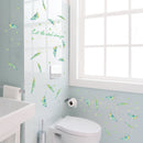 Miico SK7183 Glass Door Stickers Bathroom Decorative Stickers Cabinet Stickers Wall Stickers DIY Sticker