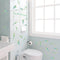 Miico SK7183 Glass Door Stickers Bathroom Decorative Stickers Cabinet Stickers Wall Stickers DIY Sticker