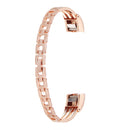 Stainless Steel Jewelry Watch Wristband Release Replacement For Fitbit Alta/HR