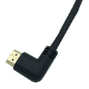 2.0V 4K*2K 60HZ Male Right Angled To Male Right Angled HD multimedi Cable 50cm/1.6ft For PC Television