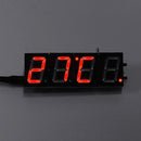 Geekcreit 4 Digit LED Electronic Clock Temperature Light Control Version With Housing