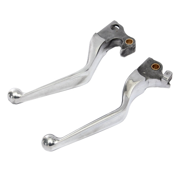 Wide Blade Chrome Clutch Levers For Harley XL 883L Superlow Sportster
