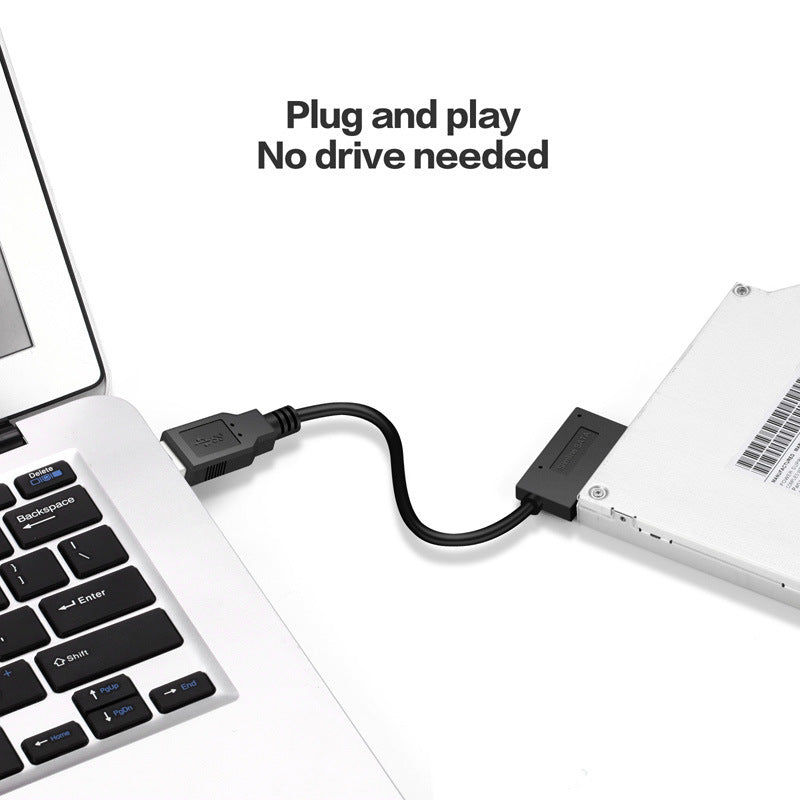 USB3.0 AM SATA Cable Hard Drive Converter Cable SATA 7+6 Pin HDD SSD Converter Cable