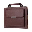 PU Leather Stand Case with Handle & Storage Compartment for iPad 2 3 4 - Perfect for Travel