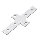 Machifit 2020/3030/4040 Industrial Aluminum Extrusions Cross Connector Carbon Steel Nickel Plating