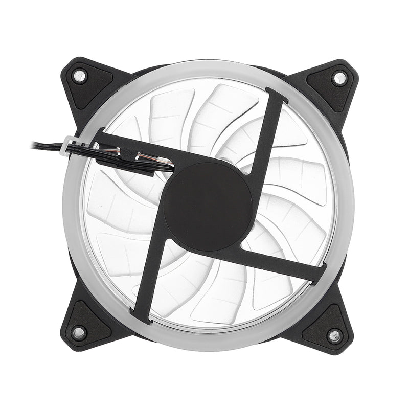 120mm PC Case Fan Computer Ultra Silent LED Lights Cooler Cooling Heatsink