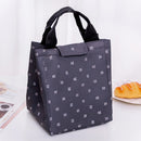 New Portable Lunch Bag Small Leaf Insulation Package Family Picnic Cold Ice Cooler Canvas Hand Bag
