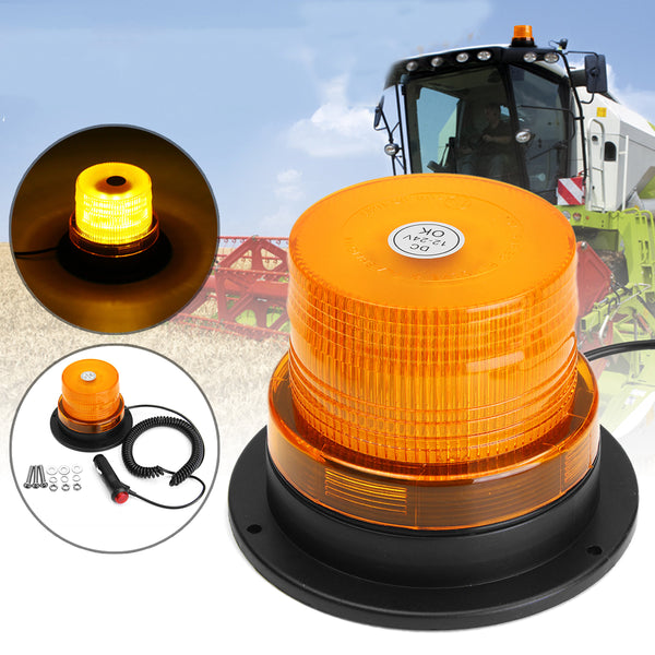 6W Flashing Warning Signal Light Waterproof IP65 32 LED Lamp Outdoor Cycling Camping Magnetic Emergency Lantern