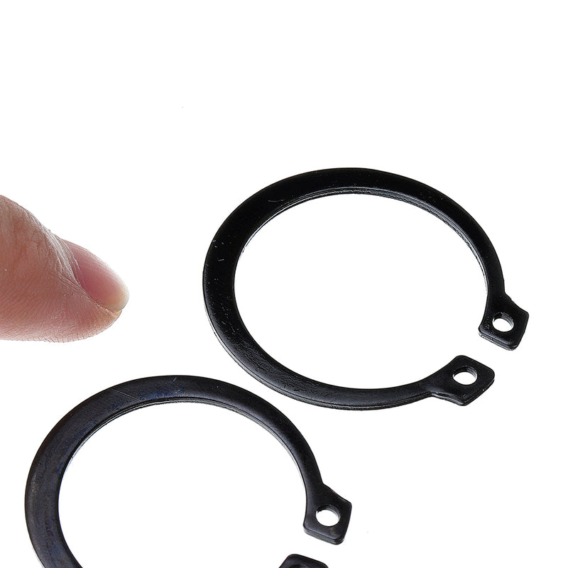 Suleve MXCC1 300Pcs Heat Treated Carbon Steel C-Clip Retaining Rings Circlip Snap Ring Set 9-32mm