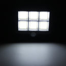 50W COB Solar Wall Street Light Motion Sensor Outdoor Yard Garden Driveway Lamp