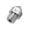 10pcs 0.4mm MK8 TC4 Titanium Alloy M6 Thread Nozzle For 3D Printer