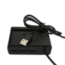 3 in 1 Multifunction QI Wireless Mobile Charger Phone Stand Holder 3 USB Port USB Charger