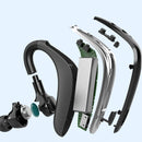 X01 Single bluetooth 5.0 Wireless Earphone 180 Rotation Business Driving Hanging Sports Headphone With Mic
